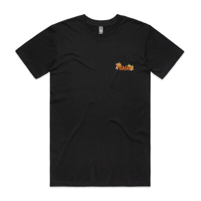 Floral Flicks tee (black) Thumbnail